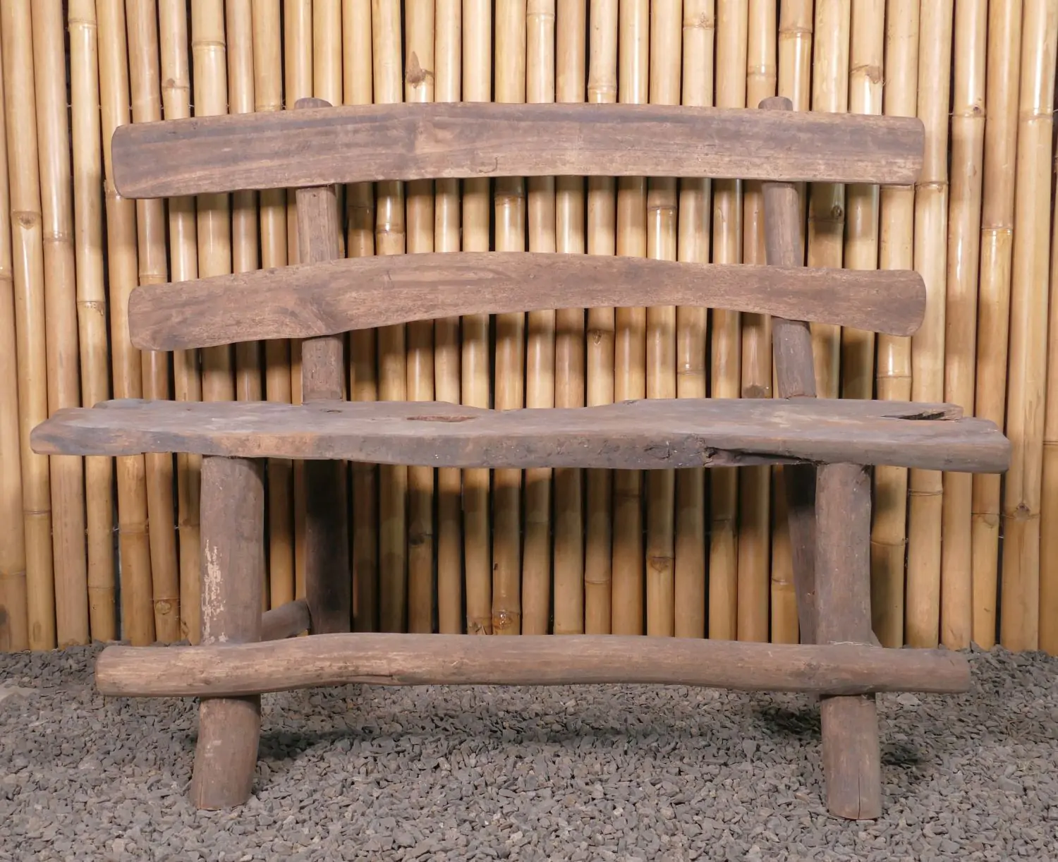  Product image 2 of the product “Bench with footrest made of teak wood about 90cm length ”